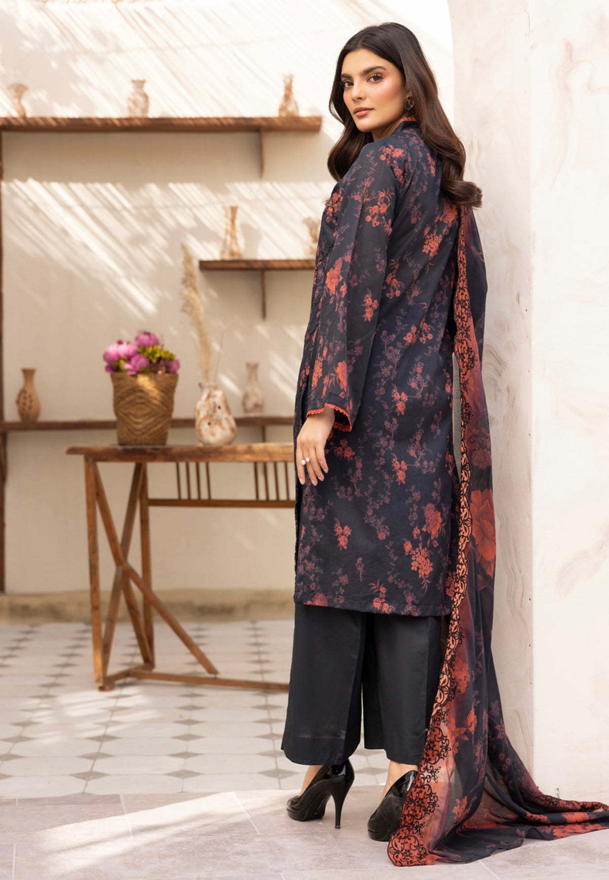 Rang-Reza Embroidered 3 Piece