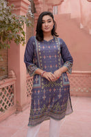 DIGITAL PRINTED LAWN SHIRT STITCHED