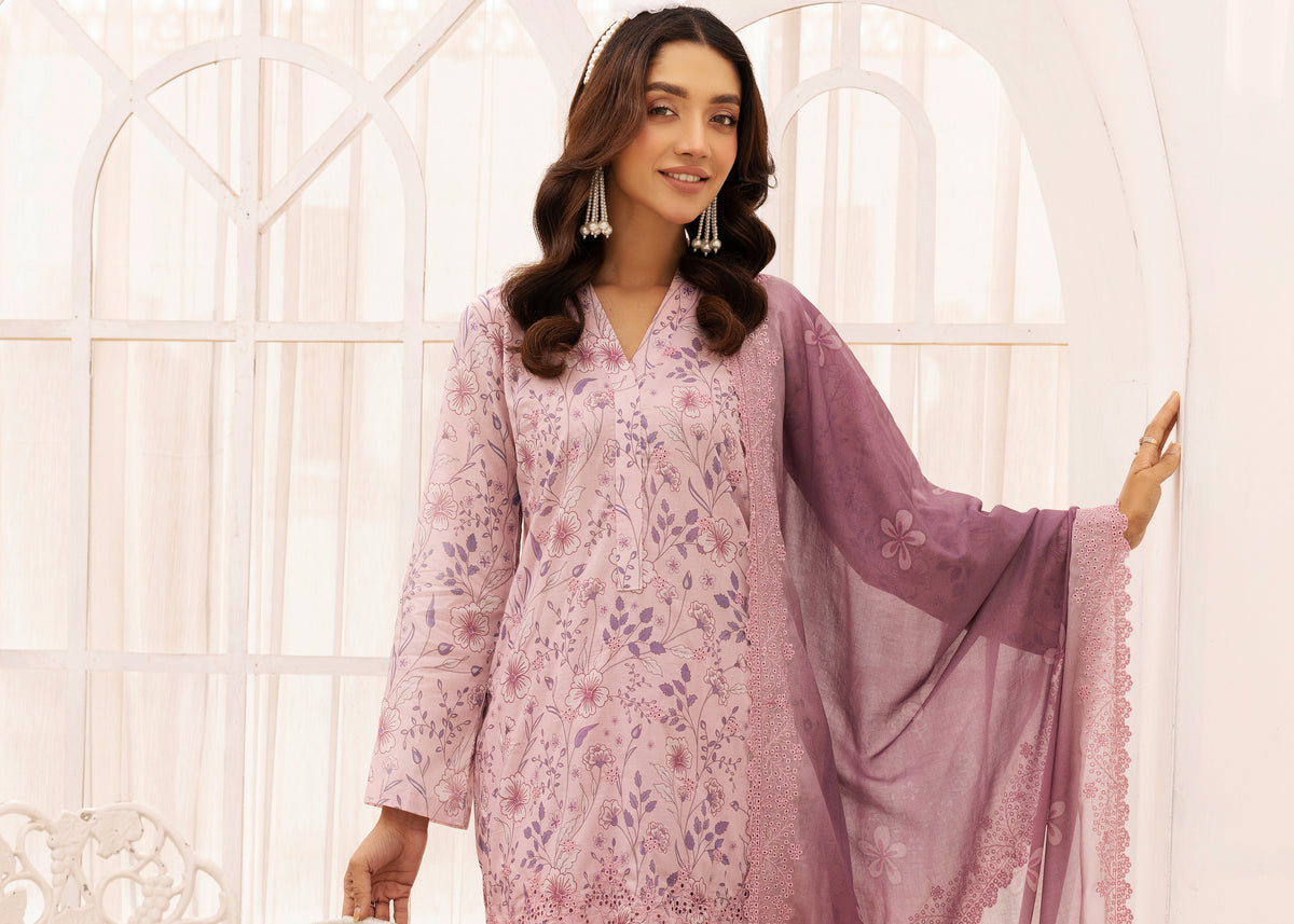 Rang-Reza Embroidered 3 Piece