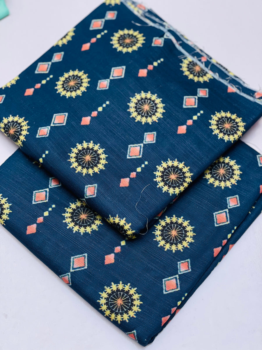 KHADDAR PRINTED 2 PIECE SUIT