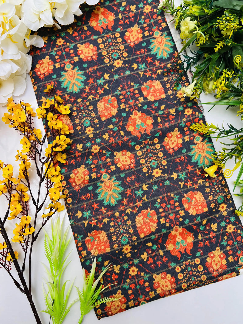 KHADDAR PRINTED 2 PIECE SUIT