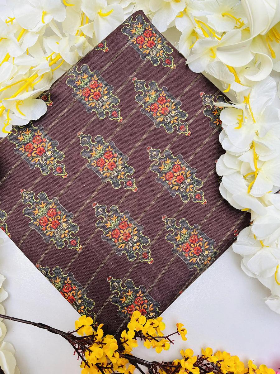 KHADDAR PRINTED 2 PIECE SUIT