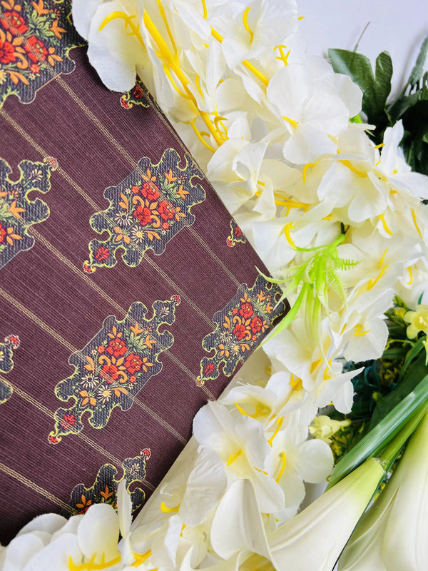 KHADDAR PRINTED 2 PIECE SUIT