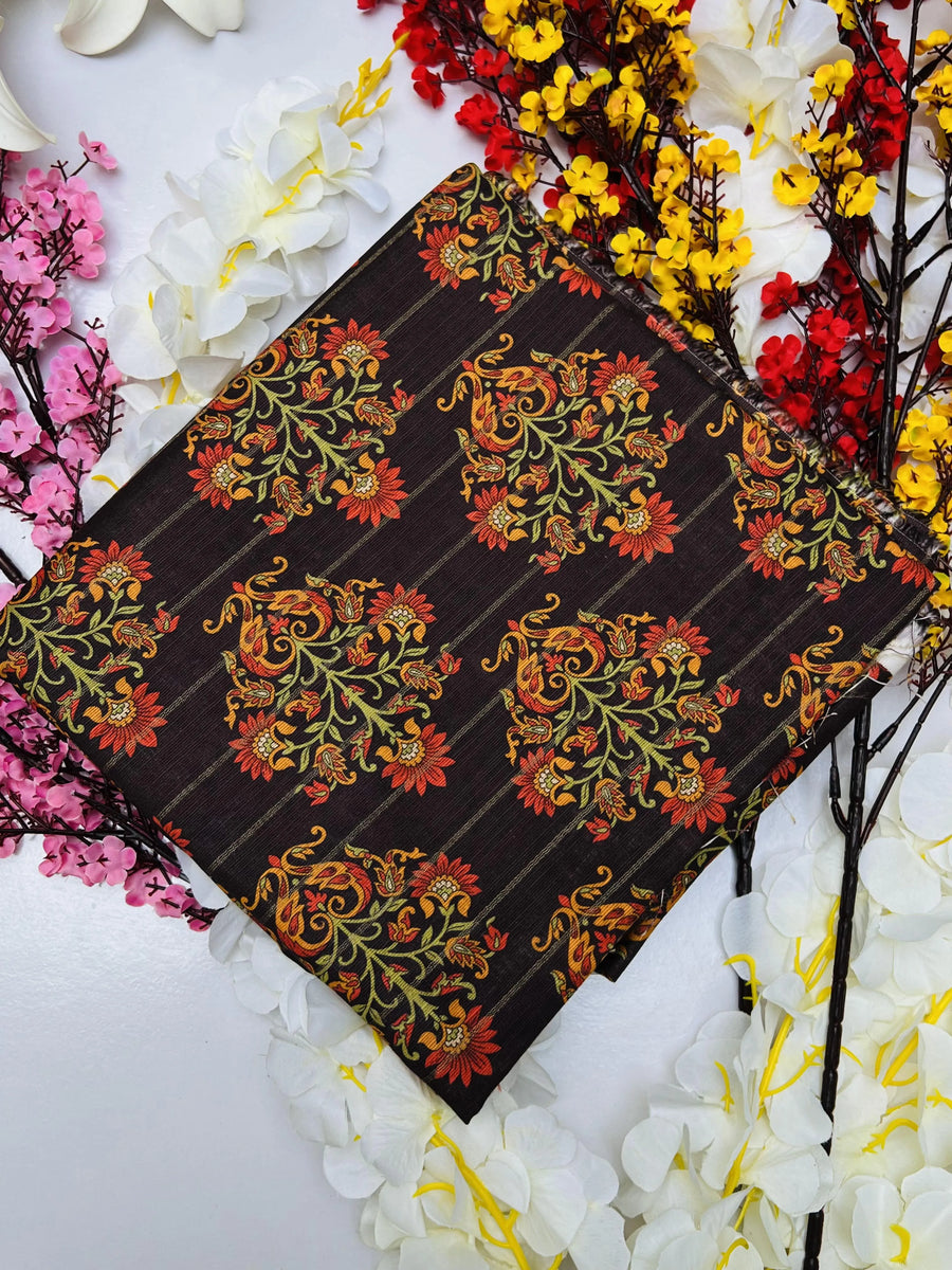 KHADDAR PRINTED 2 PIECE SUIT