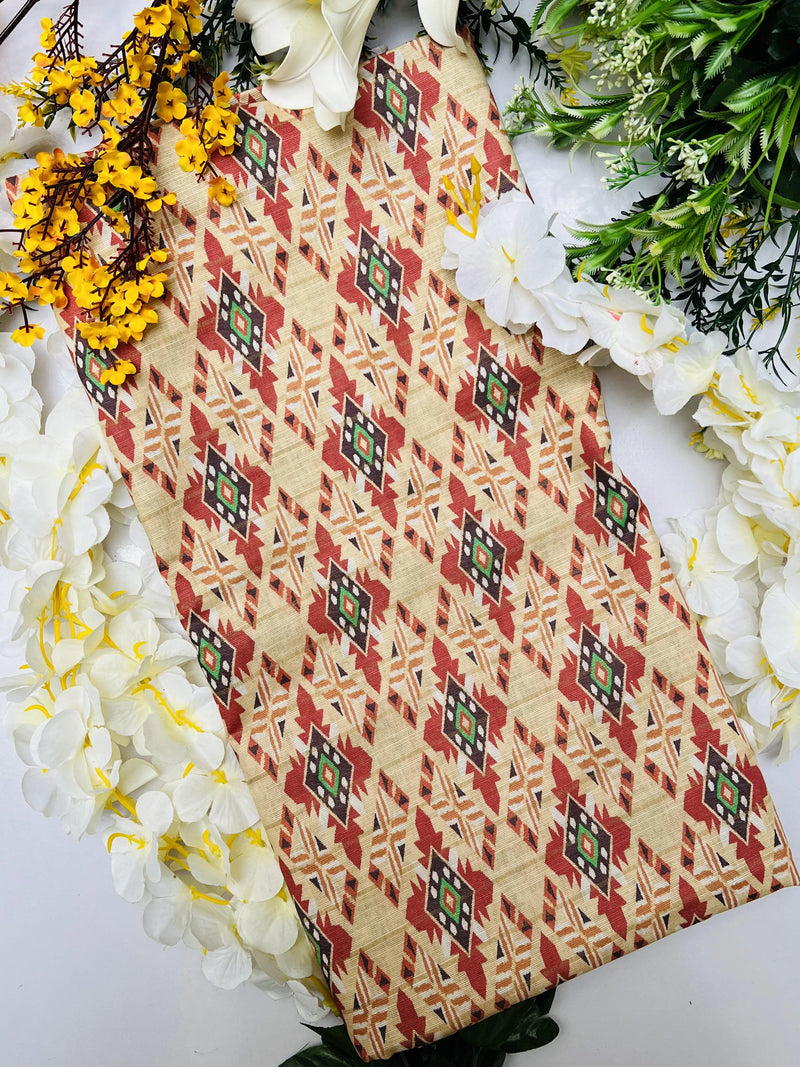 KHADDAR PRINTED 2 PIECE SUIT
