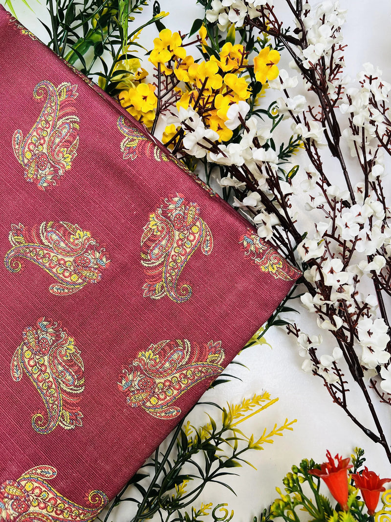 KHADDAR PRINTED 2 PIECE SUIT