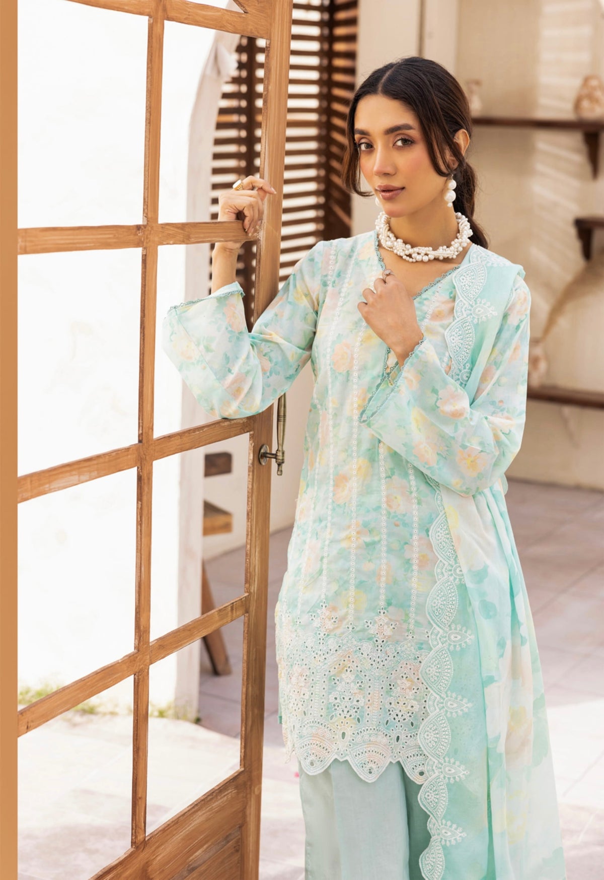 Rang-Reza Embroidered 3 Piece