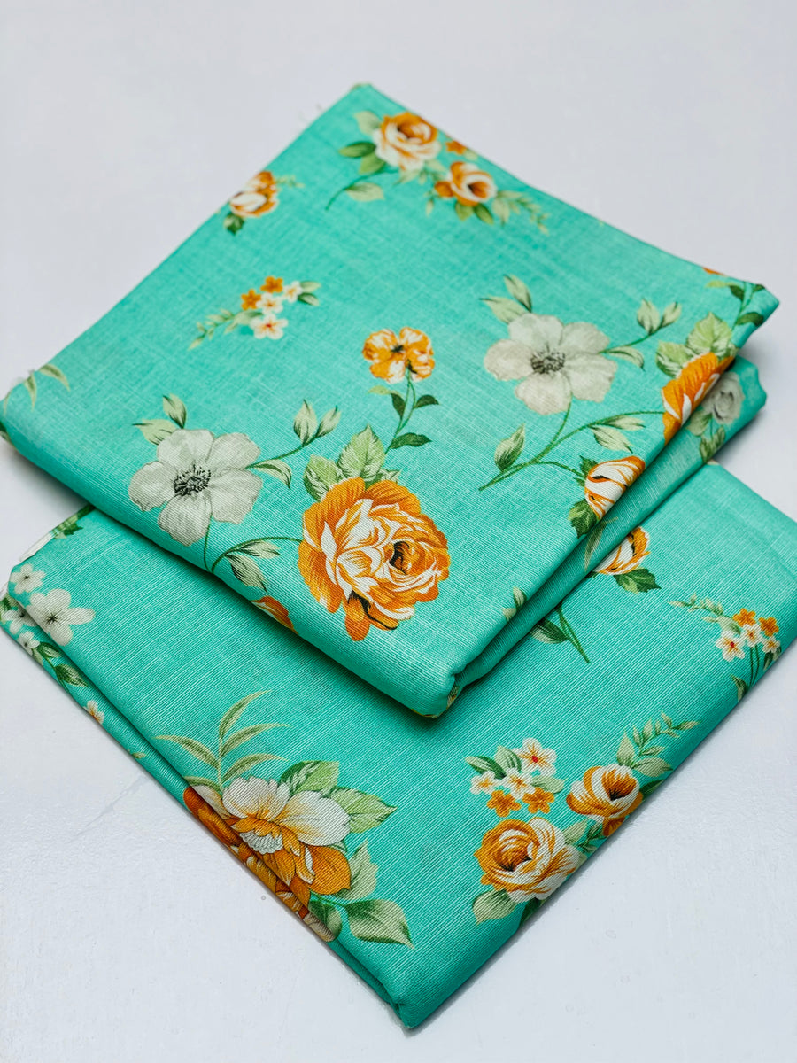 KHADDAR PRINTED 2 PIECE SUIT
