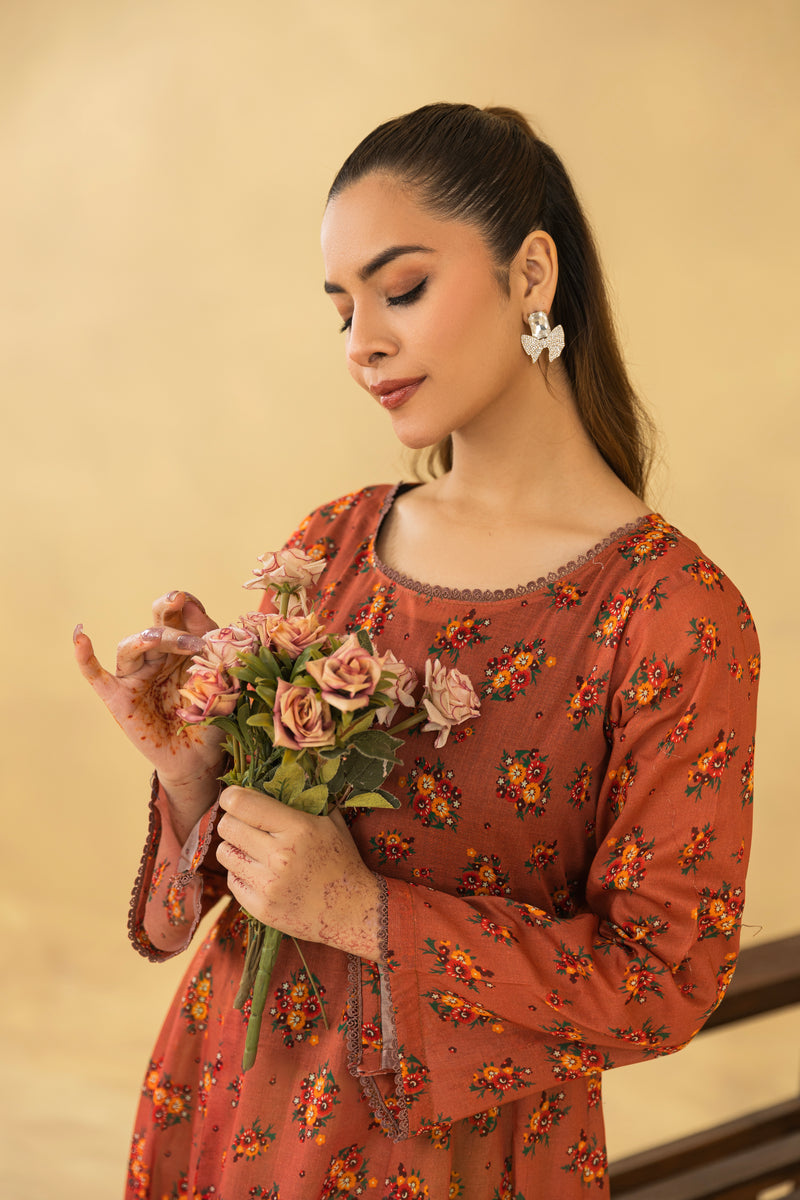 RANGREZA PRINTED LAWN 2 PIECE