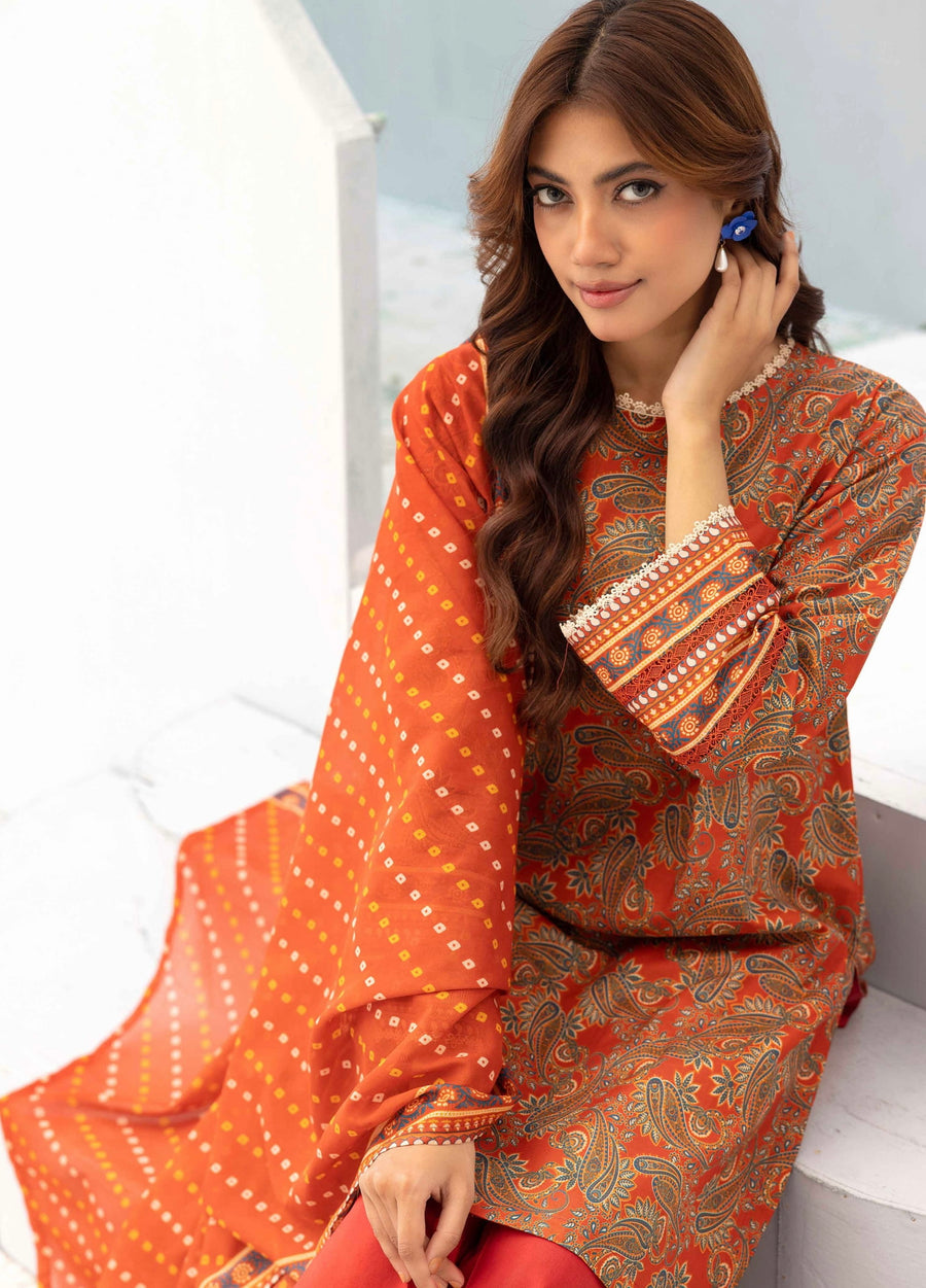 RANG-REZA LAWN PRINTED 3 Piece