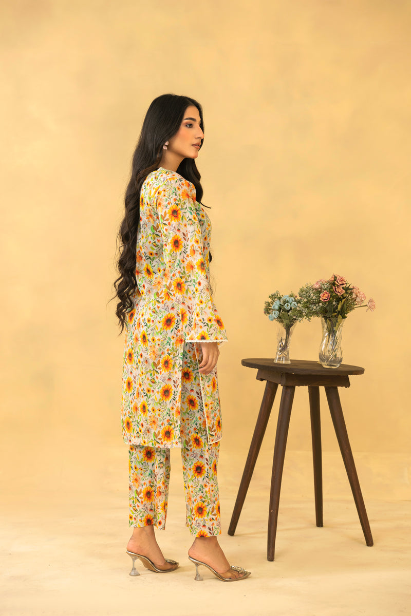 RANGREZA PRINTED LAWN 2 PIECE