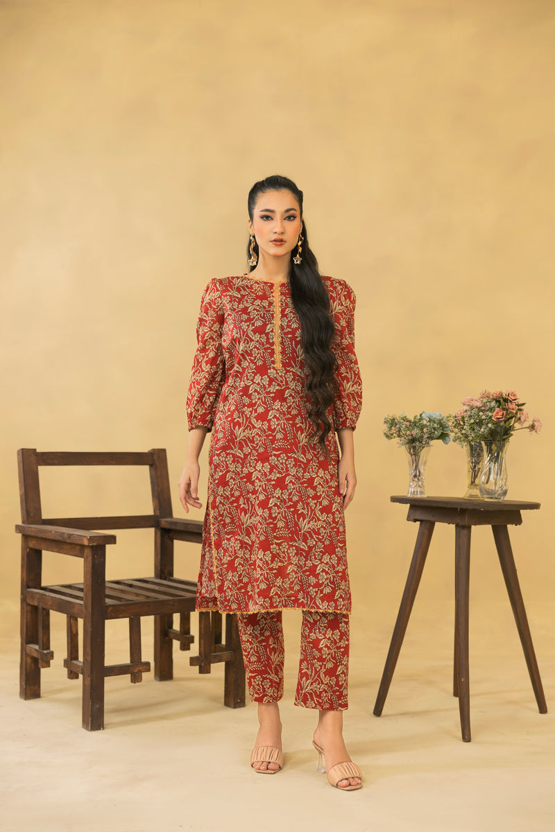 RANGREZA PRINTED LAWN 2 PIECE