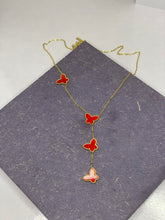 Butter fly red locket