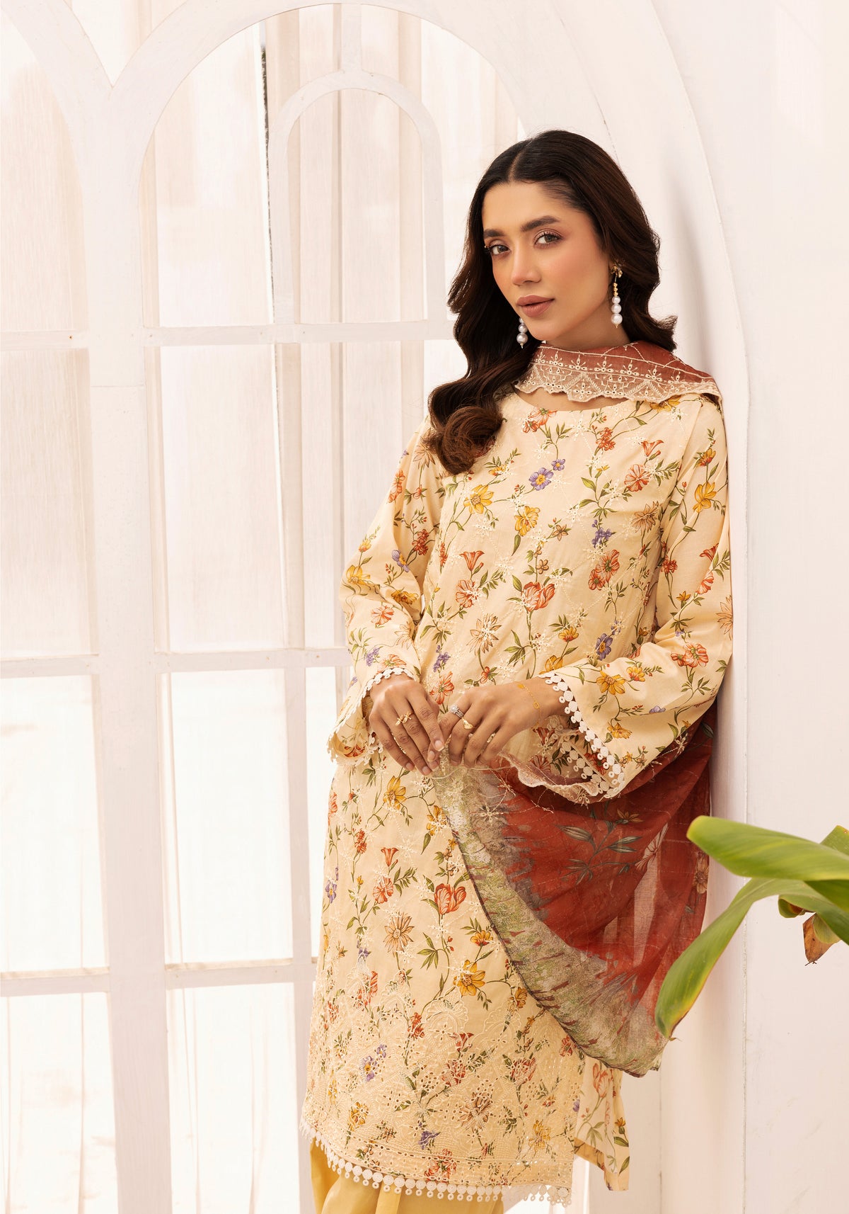 Rang-Reza Embroidered 3 Piece