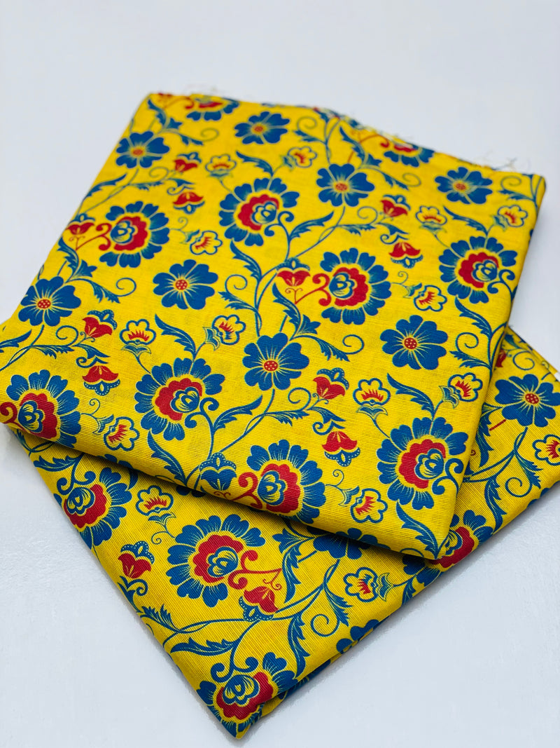 KHADDAR PRINTED 2 PIECE SUIT