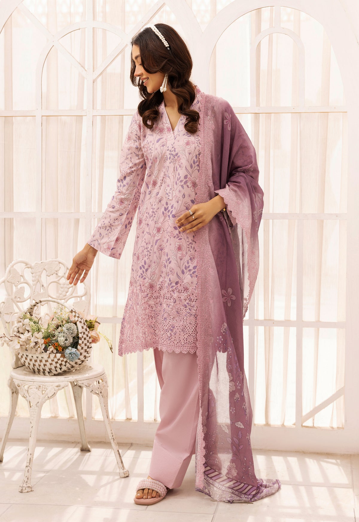 Rang-Reza Embroidered 3 Piece
