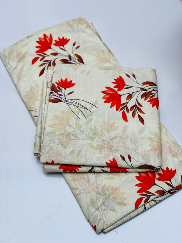 KHADDAR PRINTED 2 PIECE SUIT