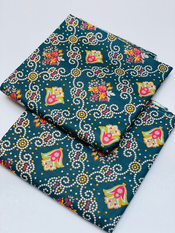 KHADDAR PRINTED 2 PIECE SUIT