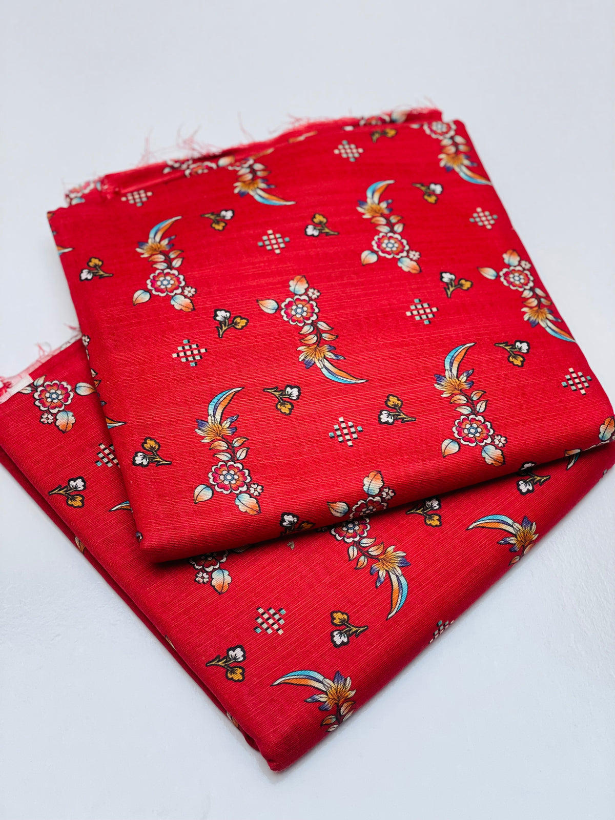 KHADDAR PRINTED 2 PIECE SUIT