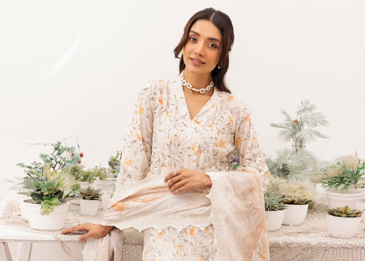 Rang-Reza Embroidered 3 Piece