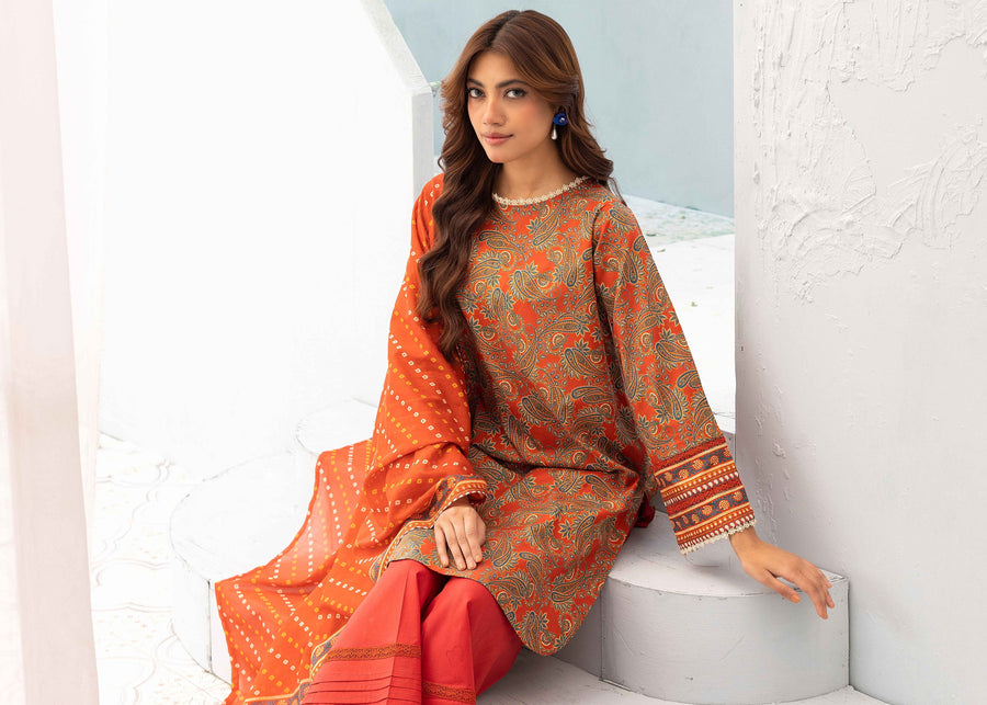 RANG-REZA LAWN PRINTED 3 Piece