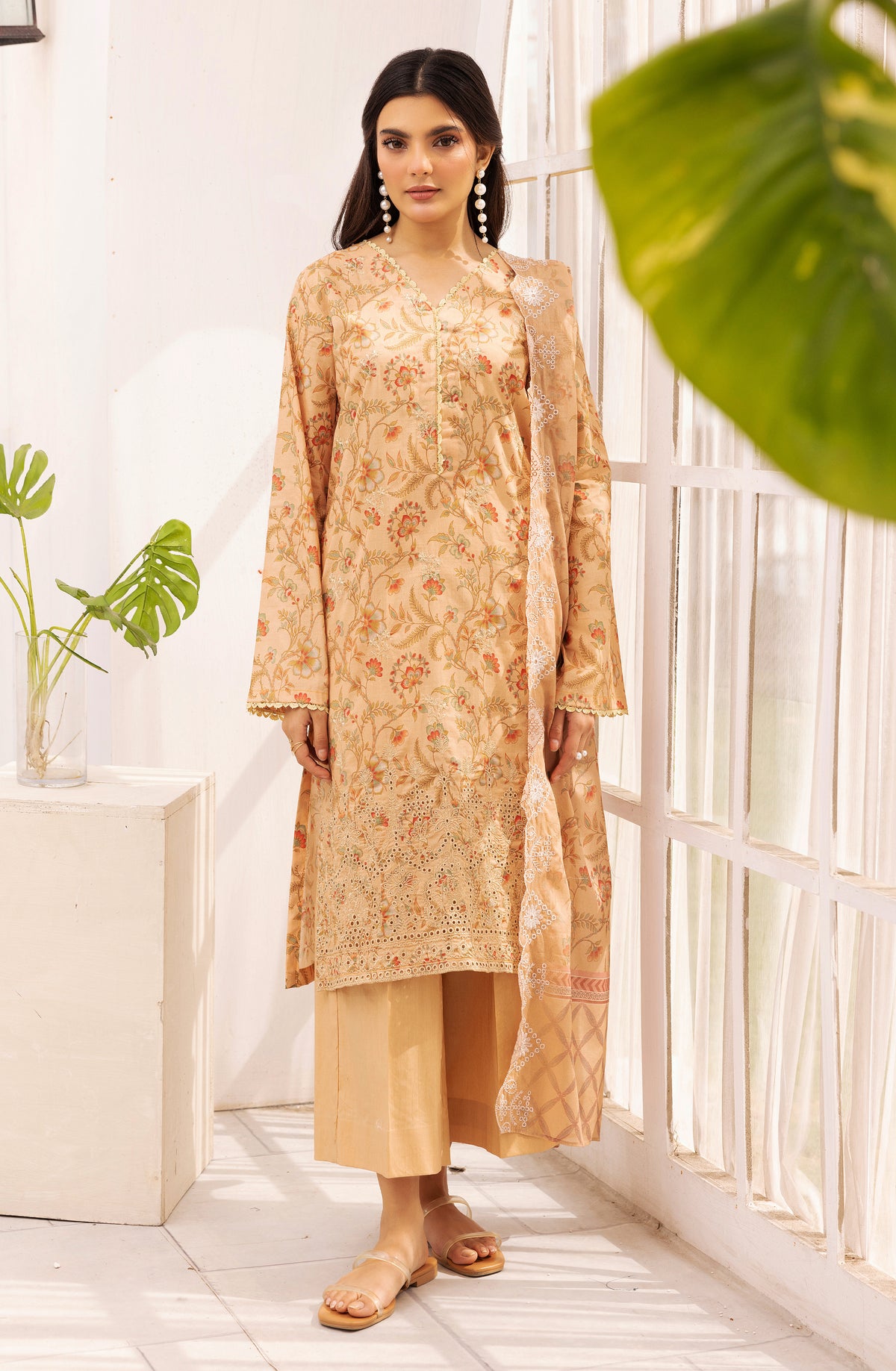 Rang-Reza Embroidered 3 Piece