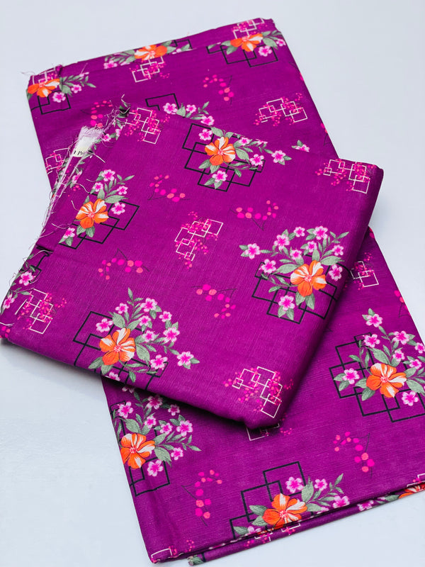 KHADDAR PRINTED 2 PIECE SUIT