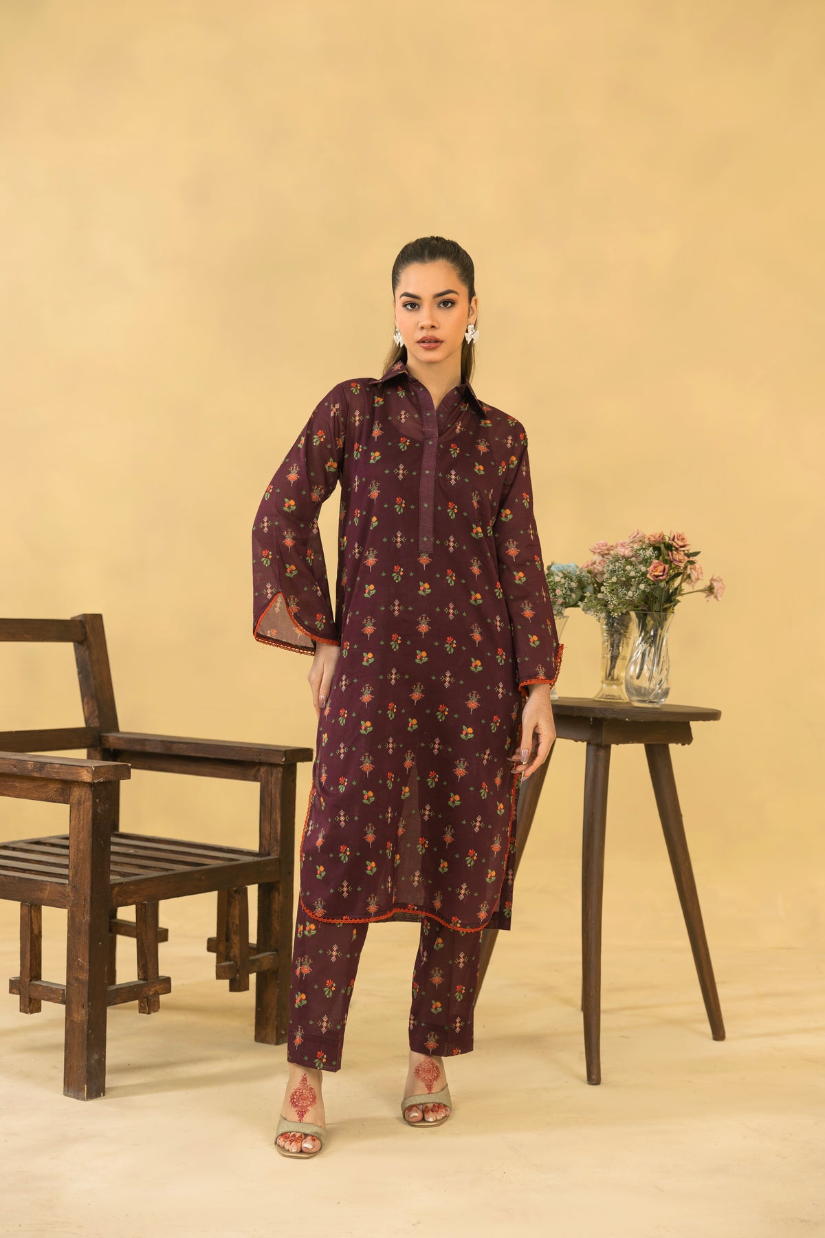 RANGREZA PRINTED LAWN 2 PIECE