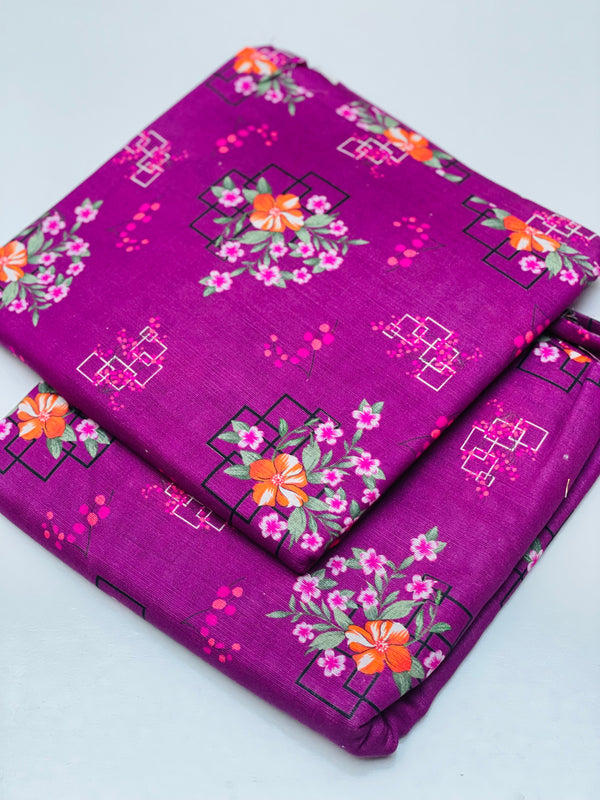 KHADDAR PRINTED 2 PIECE SUIT