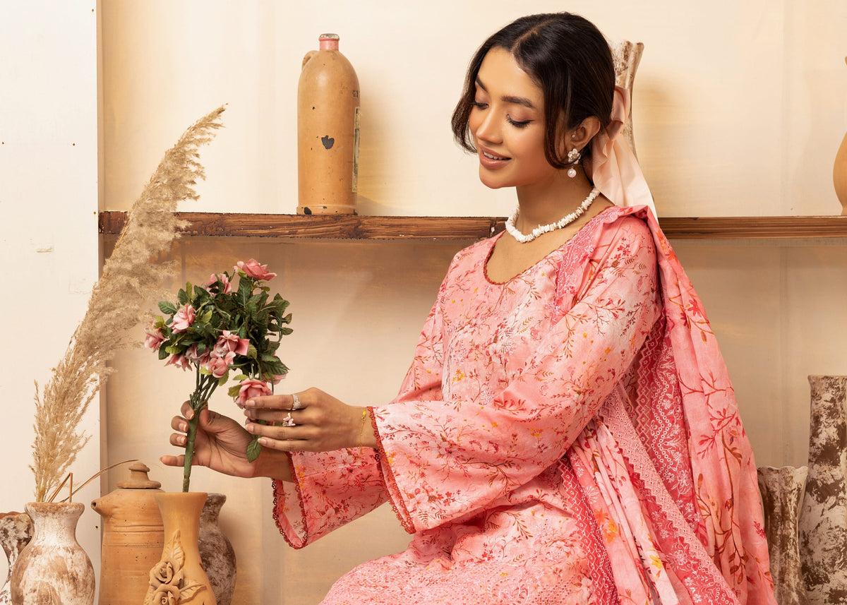 Rang-Reza Embroidered 3 Piece