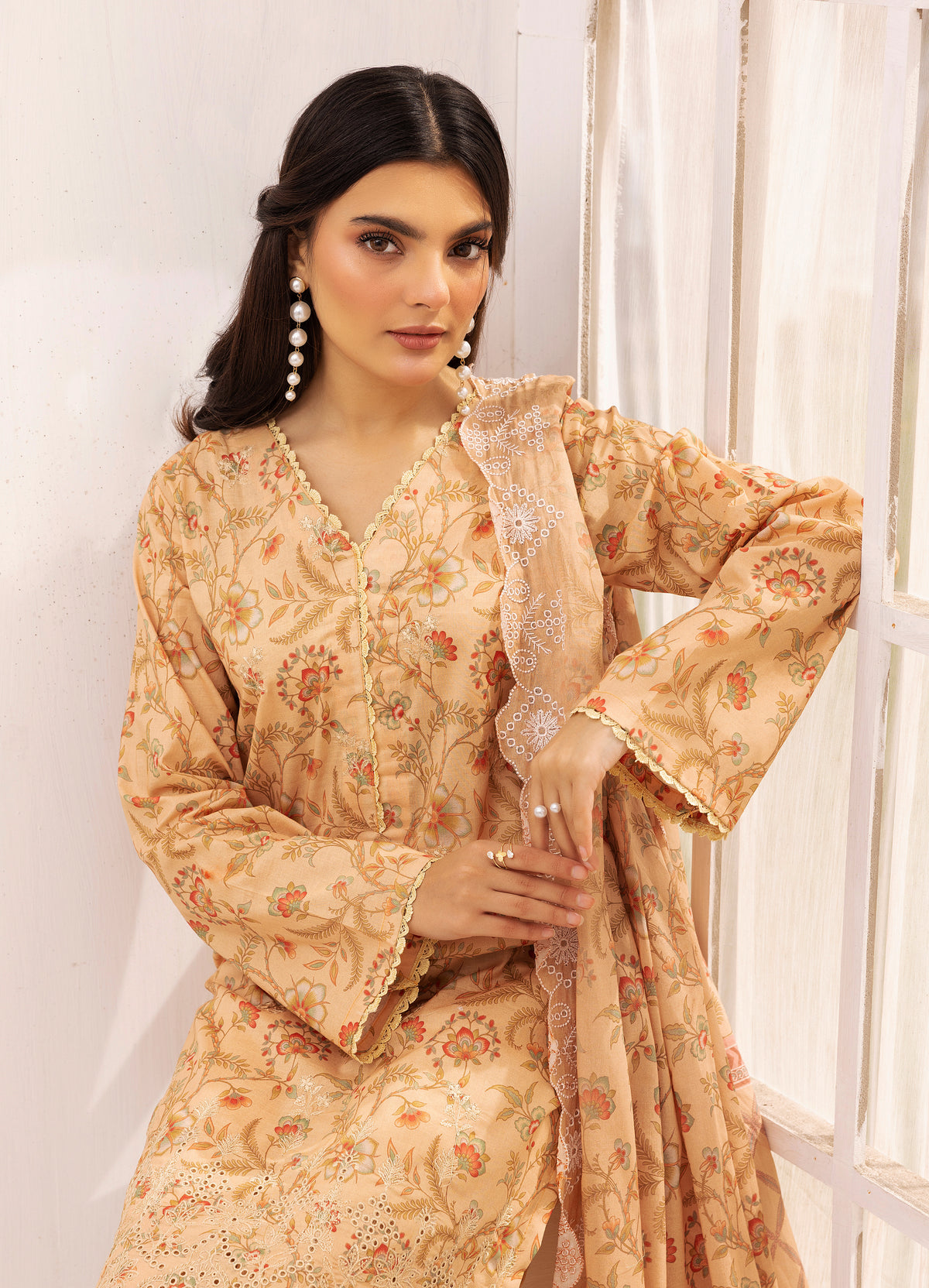 Rang-Reza Embroidered 3 Piece