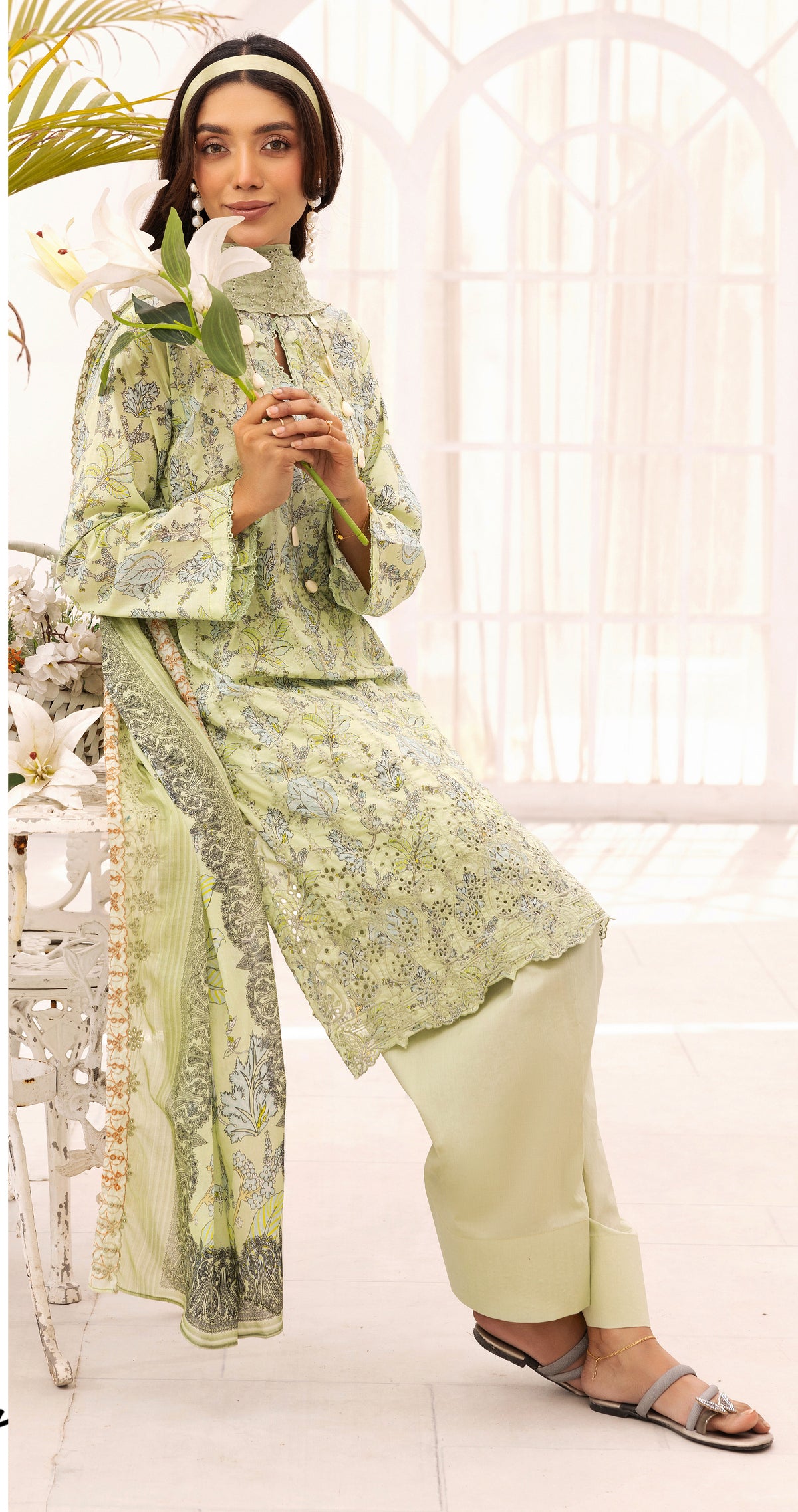 Rang-Reza Embroidered 3 Piece