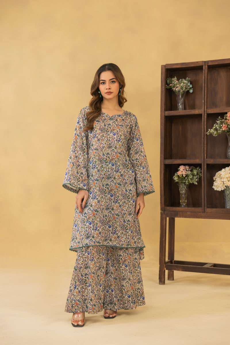 RANGREZA PRINTED LAWN 2 PIECE