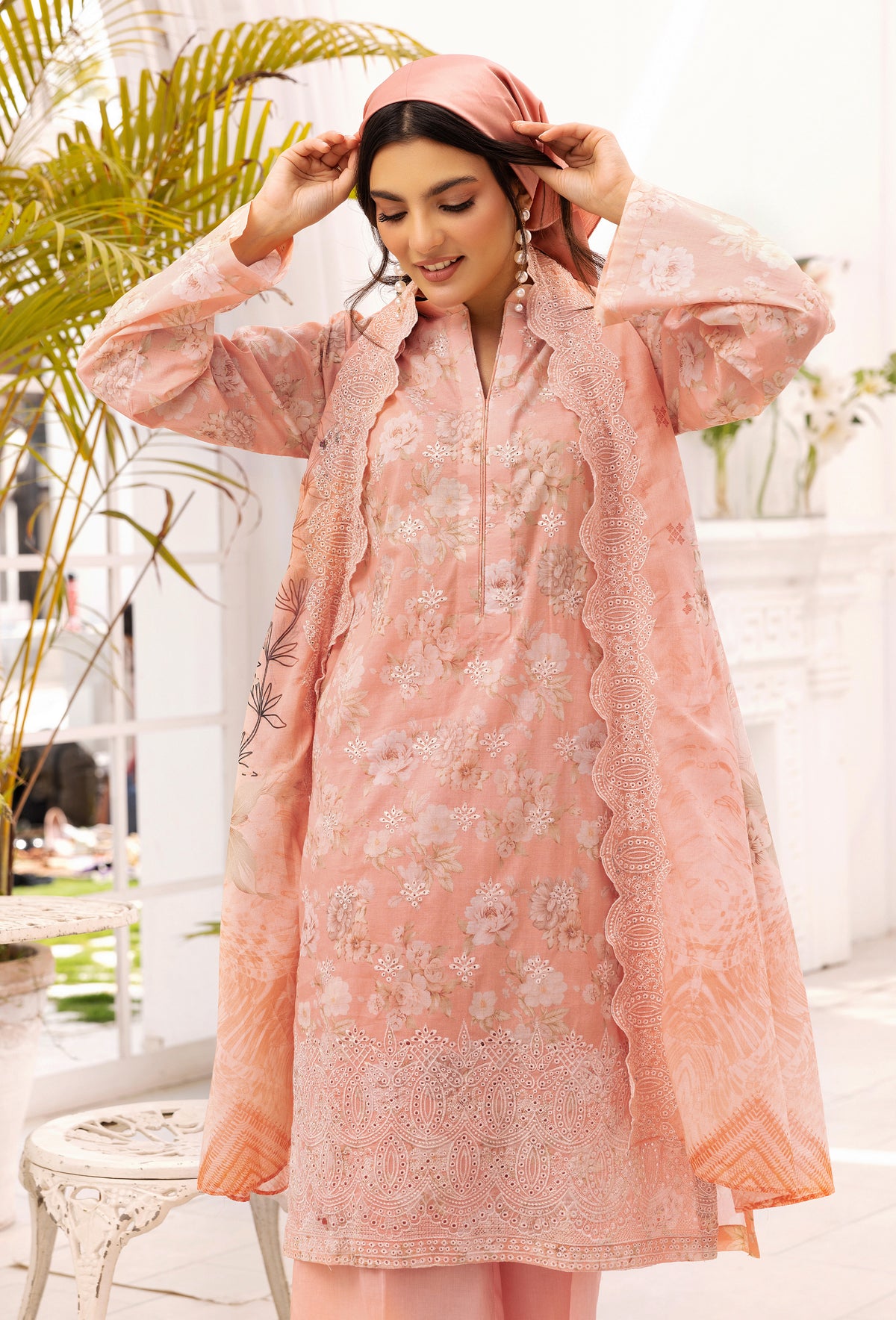 Rang-Reza Embroidered 3 Piece
