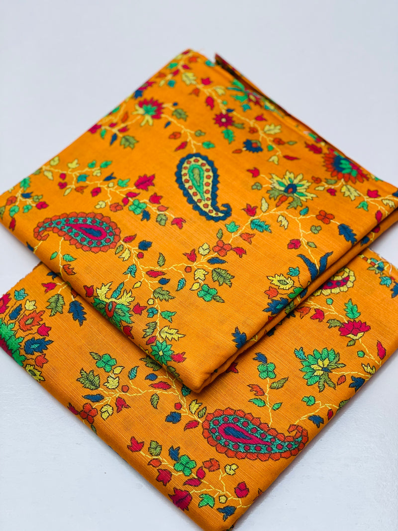 KHADDAR PRINTED 2 PIECE SUIT