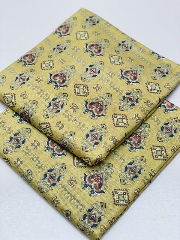 KHADDAR PRINTED 2 PIECE SUIT