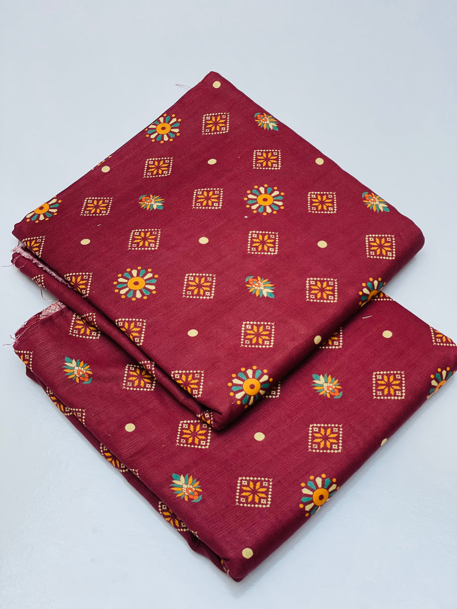 KHADDAR PRINTED 2 PIECE SUIT