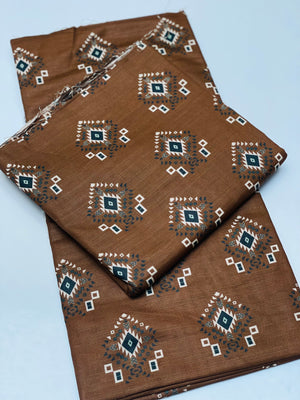 KHADDAR PRINTED 2 PIECE SUIT