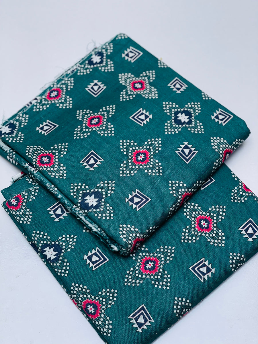 KHADDAR PRINTED 2 PIECE SUIT