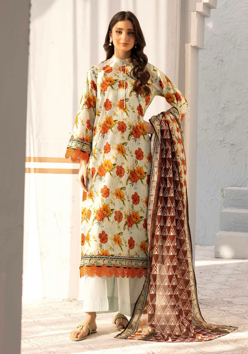 RANG-REZA LAWN PRINTED 3 Piece