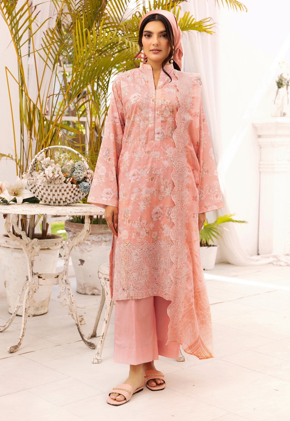 Rang-Reza Embroidered 3 Piece