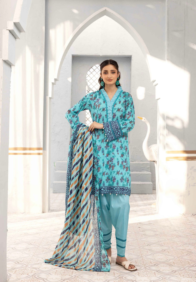 RANG-REZA LAWN PRINTED 3 Piece