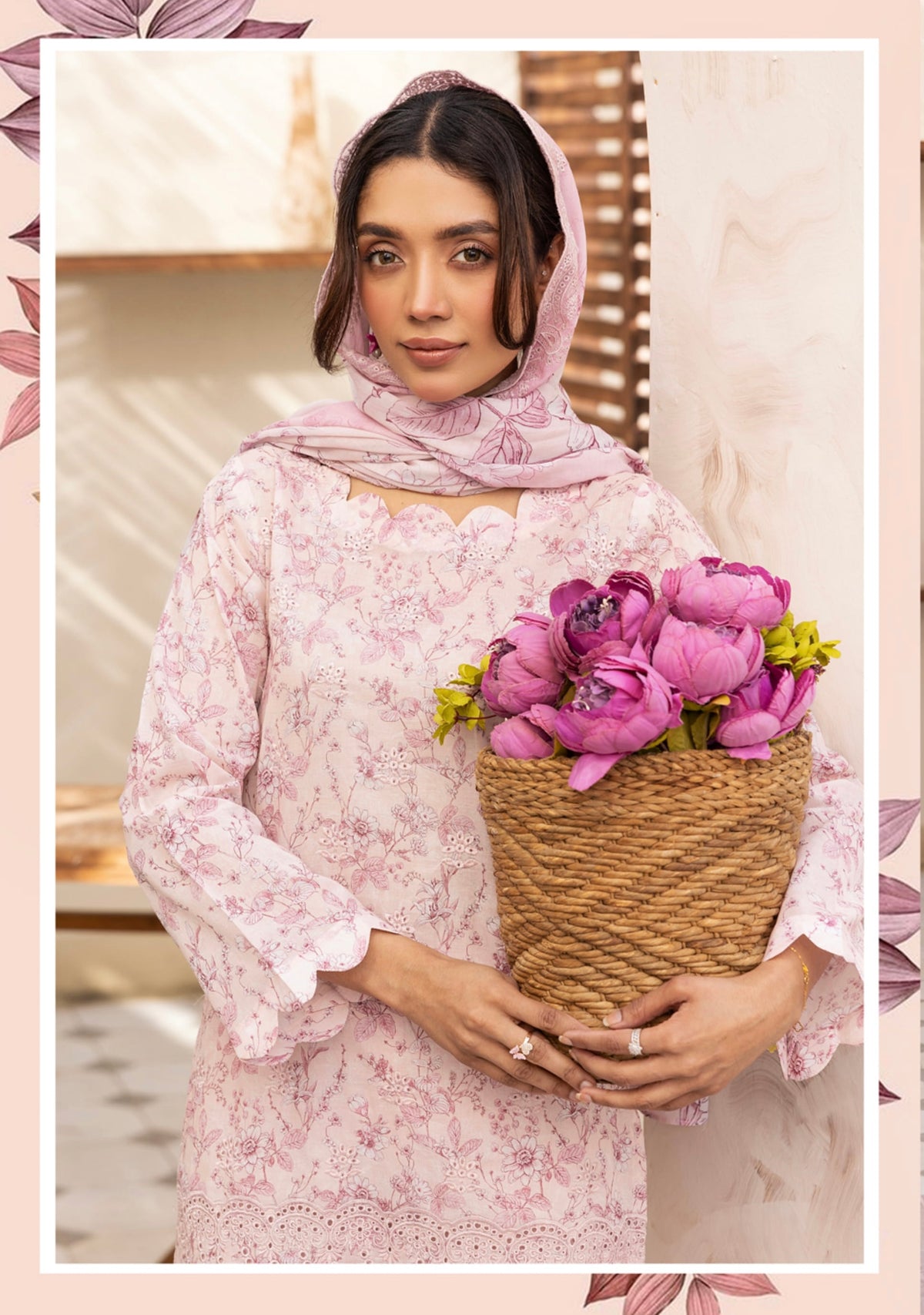 Rang-Reza Embroidered 3 Piece