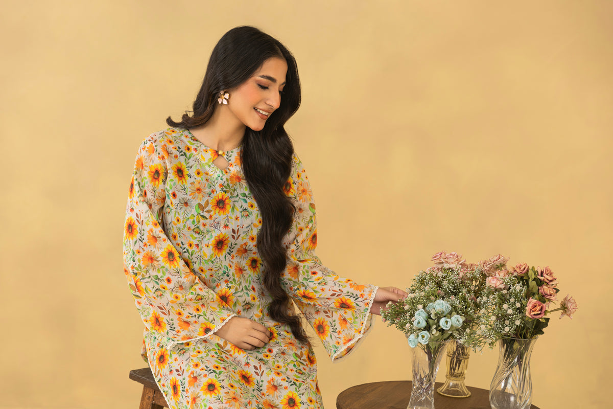 RANGREZA PRINTED LAWN 2 PIECE