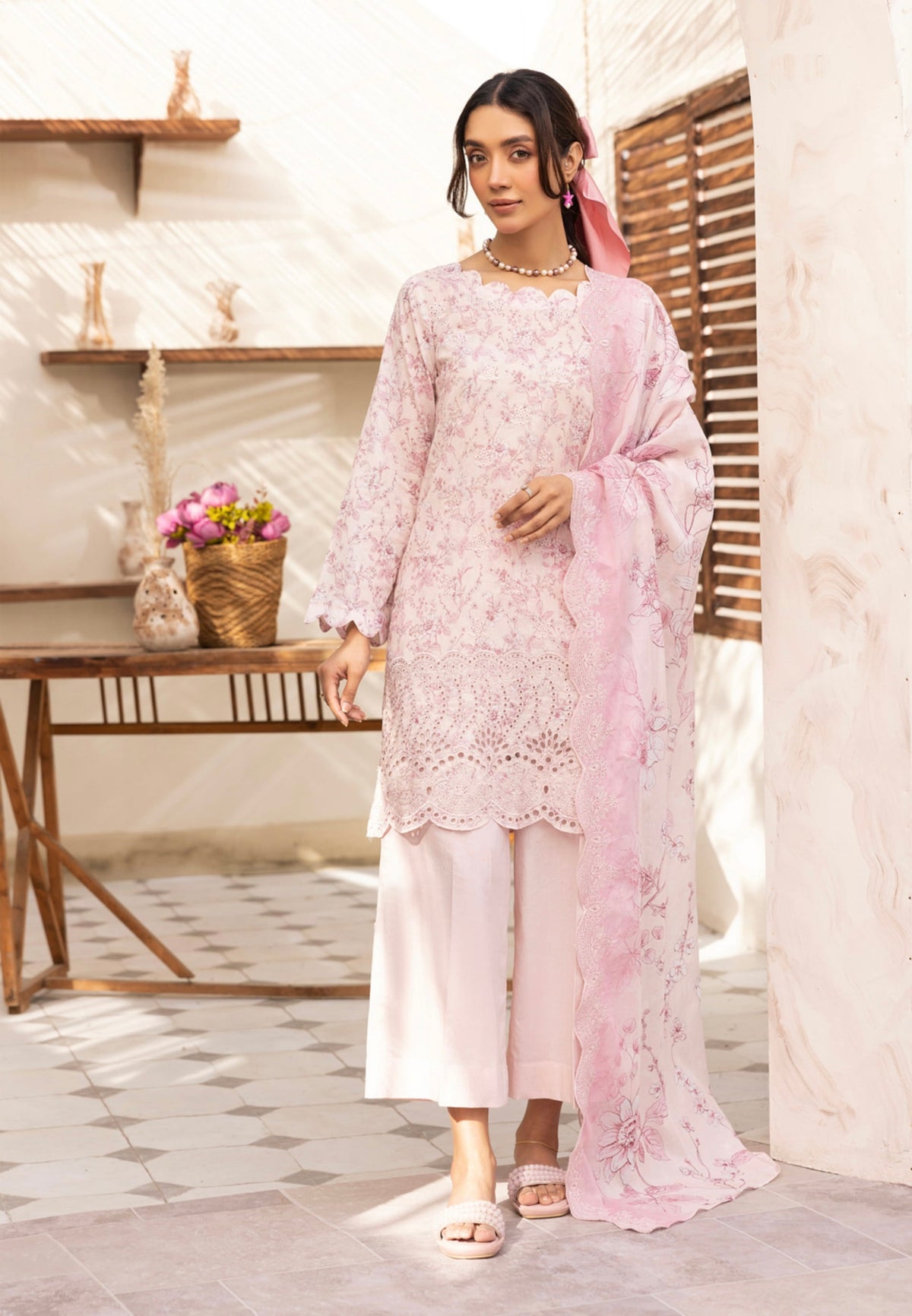 Rang-Reza Embroidered 3 Piece