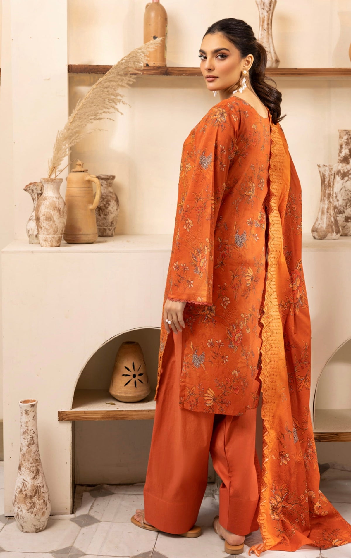 Rang-Reza Embroidered 3 Piece