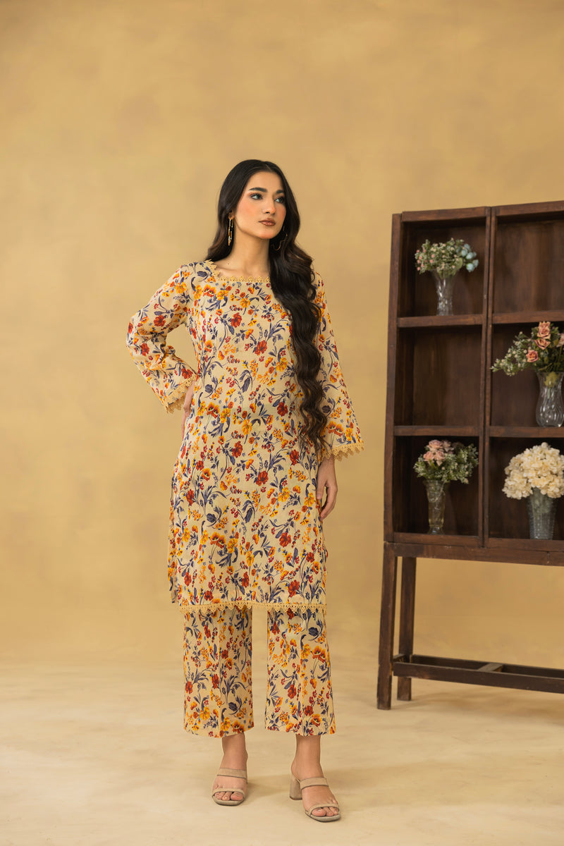 RANGREZA PRINTED LAWN 2 PIECE