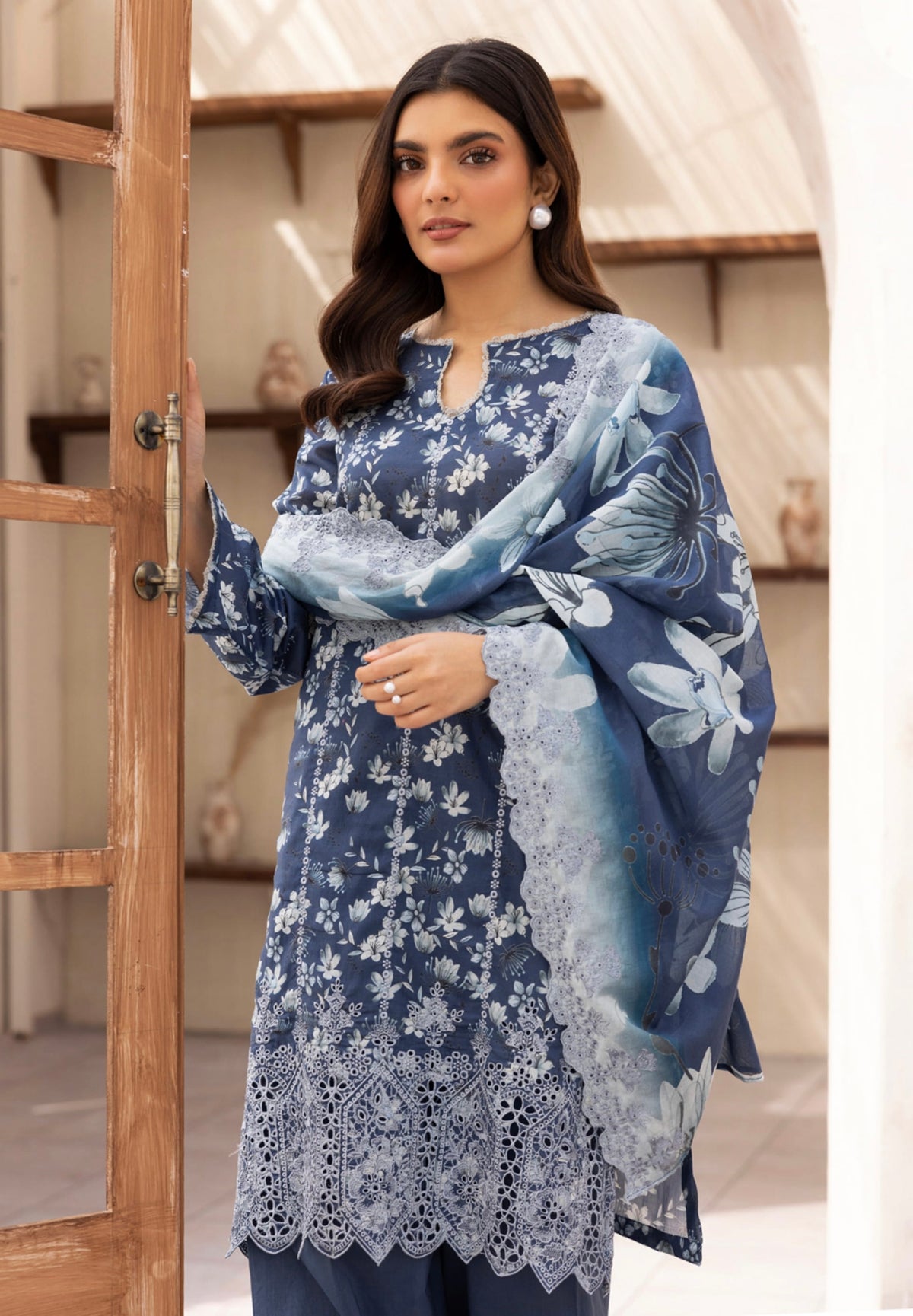 Rang-Reza Embroidered 3 Piece
