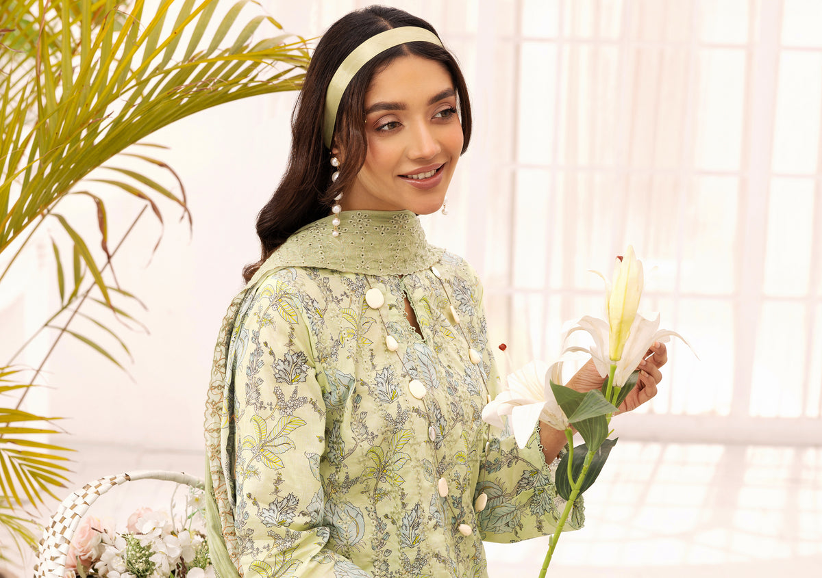 Rang-Reza Embroidered 3 Piece