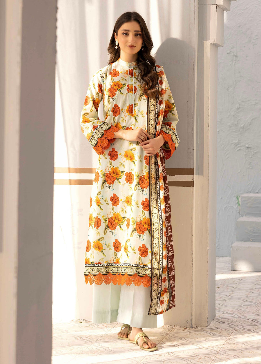 RANG-REZA LAWN PRINTED 3 Piece